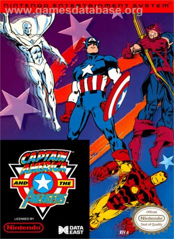 Cover Captain America and The Avengers for NES